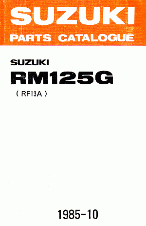 RM-125 G 1986 *