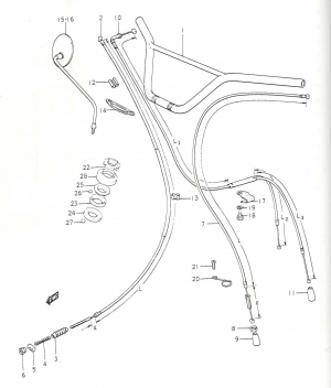 41-Ohjaintanko, vaijerit