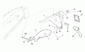 Rear body - Plate holder