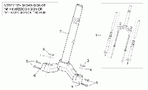 Etuhaarukka - Stem base