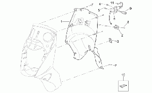 Front body - Internal shield