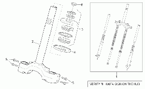 Etuhaarukka - Stem base