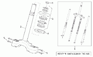 Etuhaarukka - Stem base