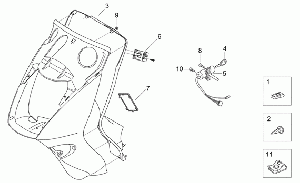 Front body - Internal shield