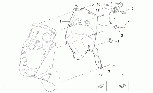 Front body - Internal shield