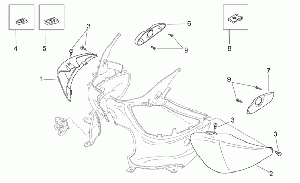 Takaosa, satulan kiinnitys