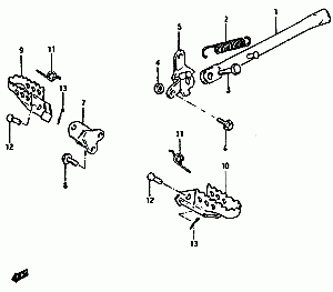 20-Seisontatuki, jalkatapit