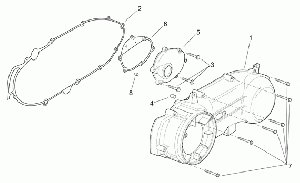 Clutch side cover