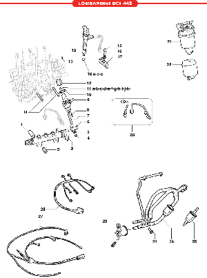 30-Polttoaineen syöttö DCI 442