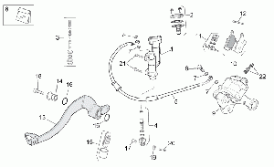 Rear brake system