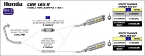 A3-Arrow pakoputkisto 2011-2015