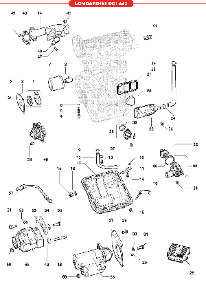 24-Moottorin osat DCI 442