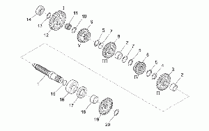 Driven shaft