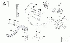 Rear brake system