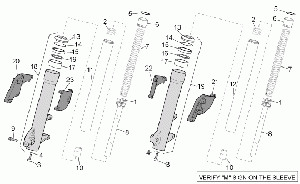 Marzocchi etuhaarukka - Navat