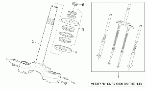 Etuhaarukka - Stem base