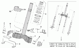 Etuhaarukka - Stem base