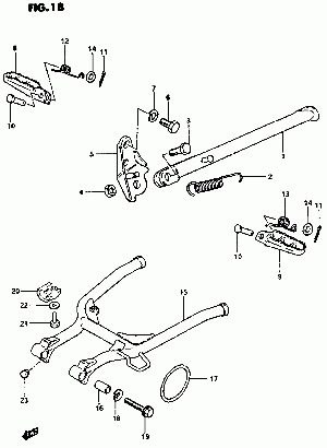 18-Seisontatuet, jalkatapit