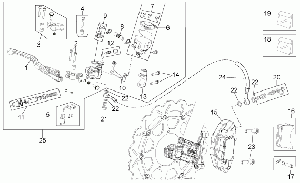 Front brake system