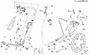 Rear brake system