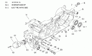 Central semi-crankcase