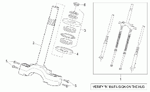 Etuhaarukka - Stem base