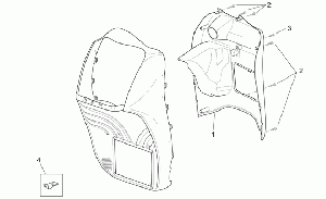 Front body - Internal shield