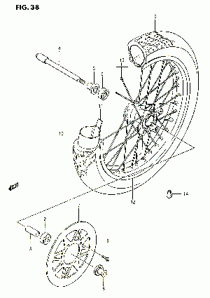 38-Etupyörä