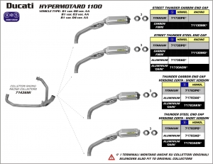 1100 HYPERMOTARD 2007-2012