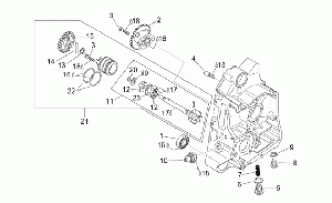 RH Semi-crankcase