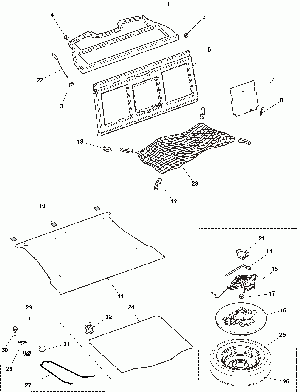 102-Tavaratilan varusteet