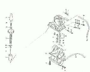 VM14-340 Kaasutin laippakiin. (PV50)