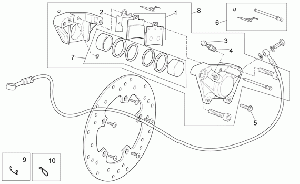 Rear caliper