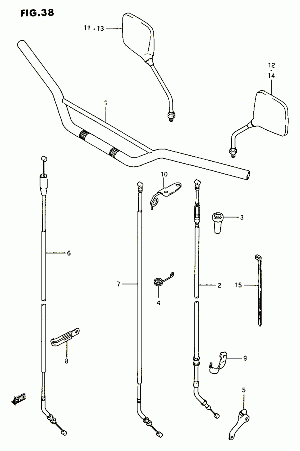 38-Ohjaintanko. Vaijerit