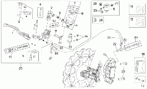 Front brake system