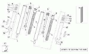 Showa front fork - Hubs, sleeves