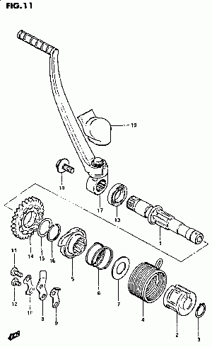 11-Käynnistin, -akseli, -rattaat