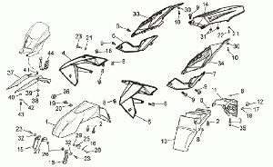 Rungon muoviosat