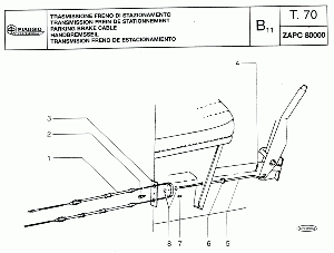 70-Käsijarruvaijeri