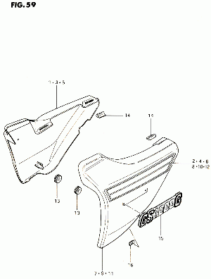 59-Sivuposket, -merkit