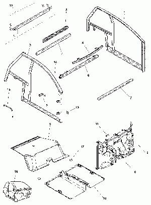 74-Runko , lattia