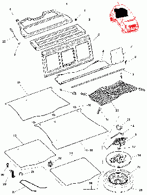 104-Tavaratilan varusteet