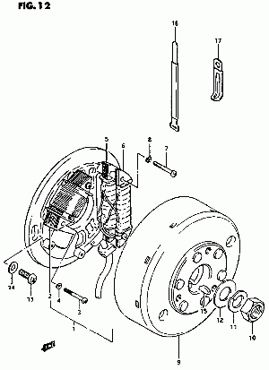 12-Vauhtipyörä, alakäämi