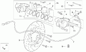 Rear caliper