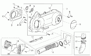 Variator cover