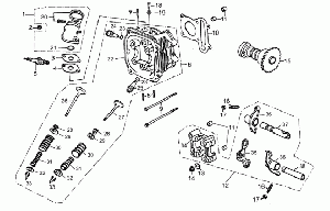 Cylinder head assy.