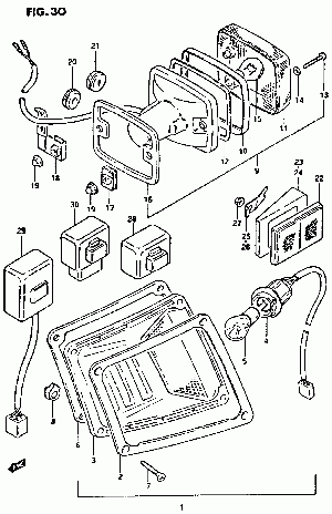 30-Suuntavalot, -releet