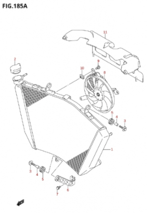 185A-Jäähdytin