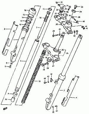 22-Etujousitus, ohjauspylväs, ohjauslaakerinkooli