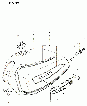 52-Polttoainesäiliö, merkit